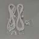 2 Pack 16.4FT Micro USB Cable Extension Power Cord for Wyze Cam YI Camera,Ring Indoor Cam (2nd Generation),PS4 Controller Charger Cord Long Old Android Charger USB A to Micro USB Charging Cable 15 FT