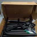 SONGMICS Clothes Rack with Wheels, Clothing Rack for Hanging Clothes, 25.4 mm Metal Garment Rack with Dense Mesh Storage Shelf, 110 lb Load Capacity, 2 Brakes, Black UHSR25BK