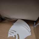 D'vine Dev 8 Inch Plastic Planter Pots for Plant Pot with Drainage Hole and Seamless Saucers, Oatmeal, 74-X-H-1