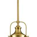 Industrial Pendant Light Fixtures Gold Schoolhouse Hanging Adjustable Light for Kitchen Island