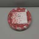 50Pcs Valentine's Day Oval Paper Plates and Napkins, Heart and Love-Themed Tableware Set Serve 25 Guests, Large 10"x12.5" Heavy Duty Plates and 6.5'' Napkins, Disposable Valentine's Day Party Supplies