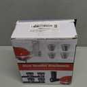 Slicer Shredder Attachment for KitchenAid Stand Mixer, Cheese Grater Attachment for Kitchenaid, Salad Maker, Grinding Powder, Dishwasher Safe with 4 Blades, White