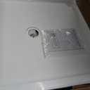 DreamLine SlimLine 36 in. D x 36 in. W x 2 3/4 in. H Center Drain Single Threshold Shower Base in White, DLT-1136360