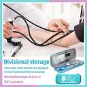 Aliceset 3 Pcs Christmas Nurse Gifts for Women Doctor Nurses Stethoscope Case with Mesh Pockets Nursing Gift for School Nurses Student Hard Stethoscope Box Nurse Week Gifts Accessories