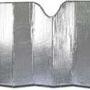 BDK Car Windshield Sun Shade - Jumbo Size Windshield Sun Shade Accordion Fold Style for Car Windshield - Heatshield Sunshade for Car, Truck, SUV - Car Window Shades Front Windshield - 65 x 27 in
