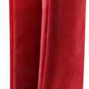 Women's Knee High Suede Boots for Women Wide Calf Square Toe Stiletto Heels Tall Boots Pull On High Heel Long Booties (8, Red)