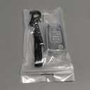 Key Fob Cover with Keychain for Buick Encore Camaro Equinox Impala Sonic Trax GMC Terrain Flip (Black)