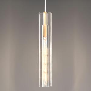 FDPBY Modern Crystal Ceiling Kitchen Light Fixtures Pendant Lights Mini Pendant Light Pendant Lighting for Kitchen Island Bedroom Living Room Hallway Dining Room (1 Pack) (Gold)