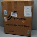 Sportneer Bike Trainer - Magnetic Indoor Cycling Trainer Stand for 26-28" & 700C Wheels, 6 Resistance Levels Stationary Bike Stand with Quick Release Lever & Front Wheel Riser Block