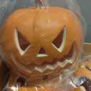 4 Pcs 9 Inch Light up Jack O Lantern Halloween Pumpkin Lights