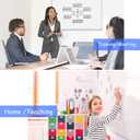 DEVELOP Magnetic Dry Erase White Board 24x36 Inch, Aluminum Frame Wall-Mounted Whiteboard with Detachable Marker Tray & Magnetic Surface for Home Office Classroom Kitchen Memo