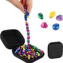 360pcs Fidget Toys, Magnetic Balls, Stocking Stuffers for Men Teen Boys Gift, Sensory Toys, Desk Fidget Toys for Office Stress, Anxiety Relief, Cool Gadget Sensory Stones for Gifts (Colorful)