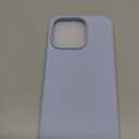 ORNARTO Compatible with iPhone 16 Pro Case 6.3", Slim Liquid Silicone 3 Layers Soft Gel Rubber Shockproof Protective Cover with Anti-Scratch Microfiber Lining-Sky Heather Color