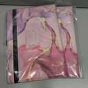 2 x Universal Case for 9inch 10inch Tablet, Stand Folio, Protective Cover, with Adjustable Fixing Silicon Band and Stand, Marble Pink