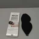 LitBear Sleep Mask for Side Sleeper Women Men, Eye Mask for Sleeping Light Blocking, 3D Contoured Cup Sleeping Mask, Soft Breathable Sleep Eye Mask with Adjustable Elastic Strap for Travel (Pack of 1), Black)