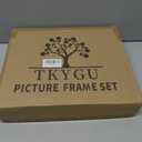 8x10 Picture Frames Set of 4- Rustic Retro Photo Frame with Real Glass Wall Mount and Tabletop Display Family Friends Wedding Gift