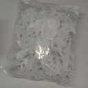 Christmas Gutter Clips for Hanging Outdoor Lights Weatherproof Christmas Light Clips for Gutter Guards Mesh Filter Shingles Eaves Ornament Hooks for Xmas Halloween Decor (White, 50 Pcs)