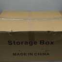 88QT Plastic Storage Bins with lids, Stackable Collapsible Storage Containers with Wheels, Closet Organizer and Storage Drawers, Clothes Storage Cabinet for Home Office Garage, 1 Pack White (88QT-1Pack, White)