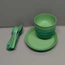 Little Table 16 Pc Dinnerware Set-Green