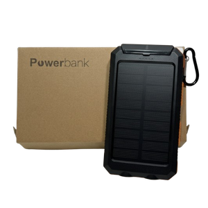 Large Capacity Portable Solar Power Bank, 20,000 mAh, Model S1008D