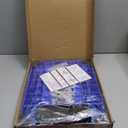 SPACEKEEPER Folding Hand Truck, 500 LB Capacity Luggage Cart, Portable Folding Dolly with 6 Wheels and 2 Elastic Ropes for Luggage, Personal, Travel, Auto, Moving and Office Use, Blue