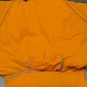 Lelepet Dog Coat Waterproof Dog Jacket Reflective Fleece Vest with Adjustable Buckle & Leash Hole Windproof Cold Weather Coats for Small Medium Large Dogs, Warm Hunting Vest, Orange, XXXL (3XL)