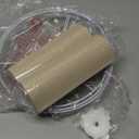 Lamp Shades Set of 2-10.24" Top x 10.24" Bottom x 7.48" High, Linen Drum Shades with Universal Adapters for Table and Floor Lamps (Beige)