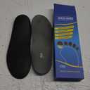 Walkhero Plantar Fasciitis Pain Relief Insoles High Arch Support Orthotic Shoes Inserts, Relieve Flat Feet and Foot Fatigue (Mens 7-7 1/2 | Womens 9-9 1/2, Gray)