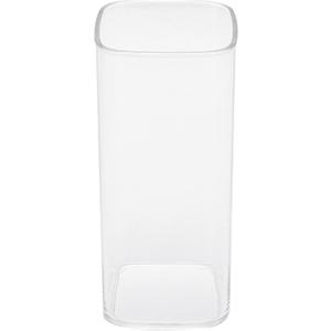 250ml Square Cup,Reusable Coffee Mug,Coffee Tea Cup,Clear Drinking Cup for Kitchen Home Office Accessory (Transparent)