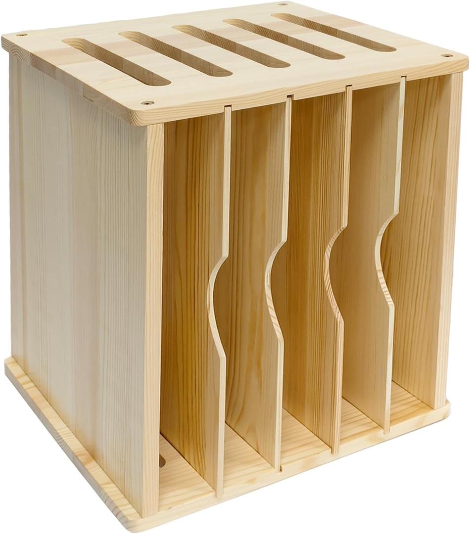 Tray Dividers for Kitchen Cabinet, 6 Tier Cabinet Vertical Tray Dividers, 16.7" W x14.13" H x12.4" D, for Cookie Sheets, Baking trays, Cutting Board, Pans, for Organizing Cabinets