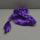 47 Inches Long Purple Braided Wig for Girls Natural Looking Hair Anime Costume Wig for Stage Party Halloween Costume Cosplay (Purple, 120cm, All-in-one Lace Front)