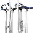 24-40 Inch Aluminum Alloy Drywall Stilts with Sliver for Working at High Places (Silver,24-40 Inch)