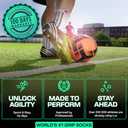 Lux Dual Grip Socks - Soccer Grip Socks for Men and Women. GripArray Performance & Comfort (Medium, White)