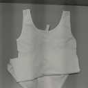Nebility Womens' Waist Trainer Seamless Round Neck Tummy Control Shapewear Bodysuit (XL/2XL, White)