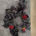 2Pcs Rose Garland 5.74 ft Rose Vines Flower Garland with Eucalyptus Leaf Vines for Table Room Party Office Indoor Outdoor Decor (Red)