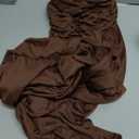 NTBAY Twin Fitted Sheet Only - Brushed Microfiber Deep Pocket Fitted Sheet - Soft, Wrinkle-Free, Fade-Resistant, Stain-Resistant, Hotel Quality Fitted Bed Sheet, Brown