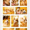 13x21 Collage Frame with 10 Openings 4X6 Pictures, Multiple Picture Frame with Mat, Wall or Tabletop Decor, White Wood Grain,1 Pack