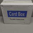 Trading Card Storage Box,Holds 3750 Trading Card,Baseball Cards Storage Box with 12 Dividers,Card Box for Sport Cards/Game Cards(Only for Standard cards)