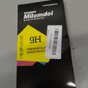 Milomdoi 3 Pack Privacy Screen Protector for iPhone 17 Pro Max [Phone Case Friendly] Accessories Private Film, 3 Pacs Tempered Glass Camera Lens Protector, with Mounting Frame for Apple Anti Spy,Black