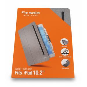Solo New York Everett 10.2" Apple iPad Case Gray