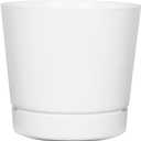Novelty Majestic Full Depth Cylinder Pot, Glossy White, 12-Inch (10122)