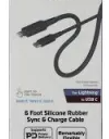 ZGear 6 Foot Silicone Rubber Sync and Charge Cable USB C
