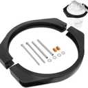 ECX4000C Pool Filter Clamp Assembly Compatible with Hayward Perflex Extended-Cycle D.E. Filters EC30 EC40 EC40AC EC40C90, Includes Heavy-Duty Bolts Nuts Spacers & Washers
