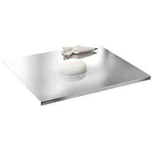 Stainless Steel Cutting Boards for Kitchen,304 Stainless Steel Chopping Boards with Lip and Non-slip silicone pad for Countertop Cutting Meats Fruits, Easy To Clean (15.7 * 27.5 * 0.06inch)
