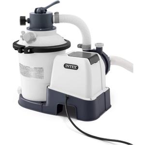 INTEX SX925 Krystal Clear Sand Filter Pool Pump for Above Ground Pools: 925 GPH Pump Flow Rate  Improved Circulation and Filtration  Easy Installation  Improved Water Clarity  Easy-to-Clean (925 Gallons Per Hour)
