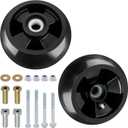 CheeMuii 2 Pack AM125172 Mower Deck Gauge Wheels Kit Lawn Mower Deck Wheels Replace for AM125172 AM124706 210-300 Compatible with John Deere 48", 54", 60", 62“, 72" Deck