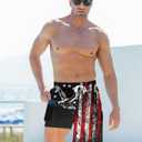 Goodstoworld Mens Swim Trunks with Compression Liner 9'' Inseam Quick Dry Swimsuit Shorts M-3XL (XL)