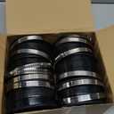 Minatee 6 Pcs 4 Inch Dust Control Flex Cuffs with Stainless Steel Hose Clamps, Flexible PVC Coupling for Plastic and Copper Plumbing Connections, Connector Ports Dust Collection Fittings