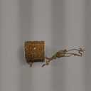 33FT 18K Gold Plated Curb Chains Bulk, 2mm Stainless Steel Flat Satellite Curb Link Chains Roll for Jewelry Making (Gold short embossed)