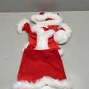 ForBaysy Newborn Baby Christmas Photo Props Outfit Infant Boys Girl Photoshoot Costume Red jumpsuit With Xmas Hat, One Size